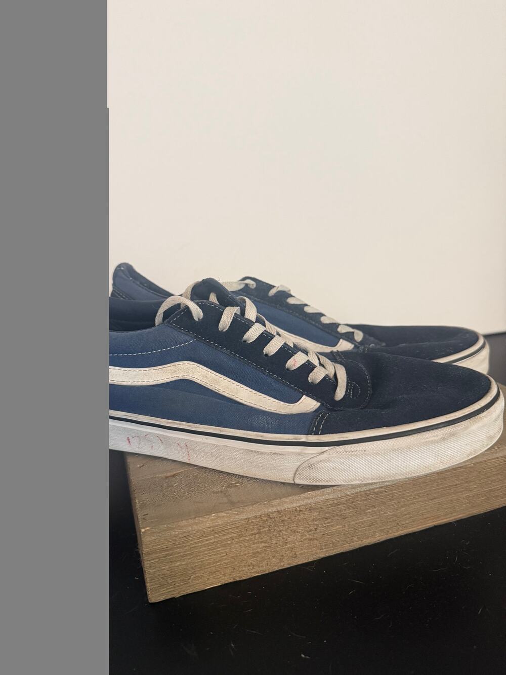 Vans Denim Blue White Skater Sneakers Men’s 13